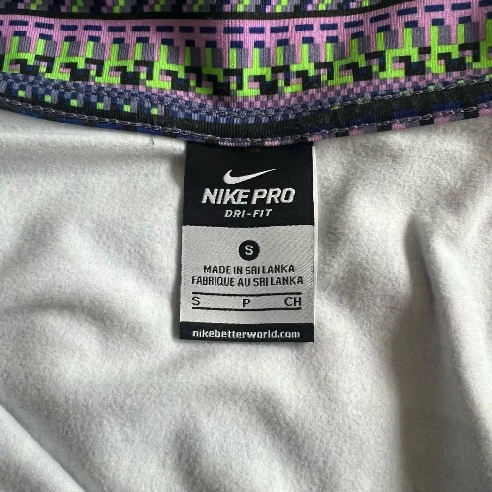 Nike Pro Warm Patterned Half Zip Jacket